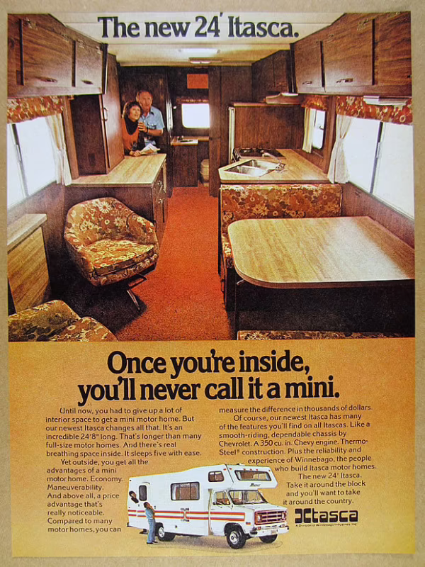 ¿Cómo se llaman los motorhomes en EEUU?