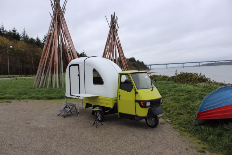 What is the price of Piaggio Ape camper?