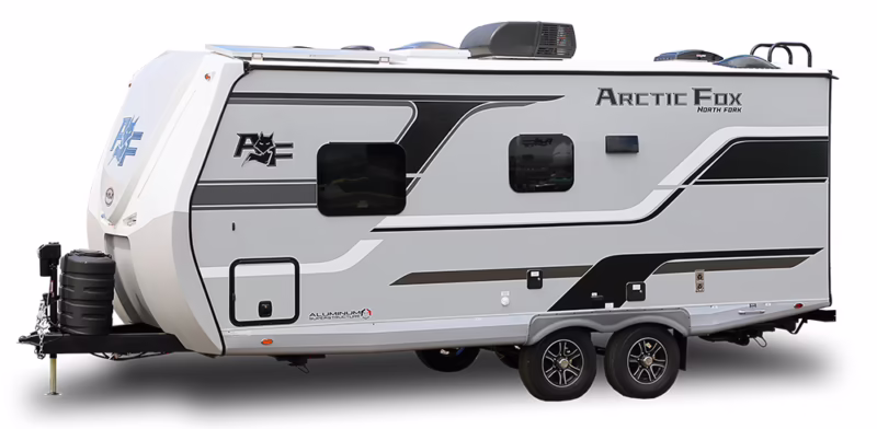 How much does a 1150 Arctic Fox camper weigh?