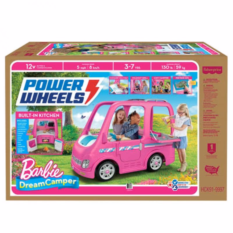 What does the Barbie Dream Camper come with?