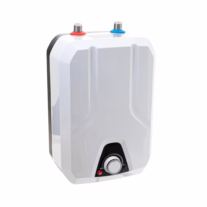 ¿Cómo se llama el aparato que calienta el agua en la ducha?