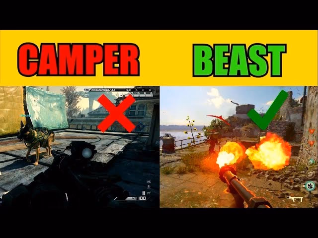 What is a camper in Call of Duty?