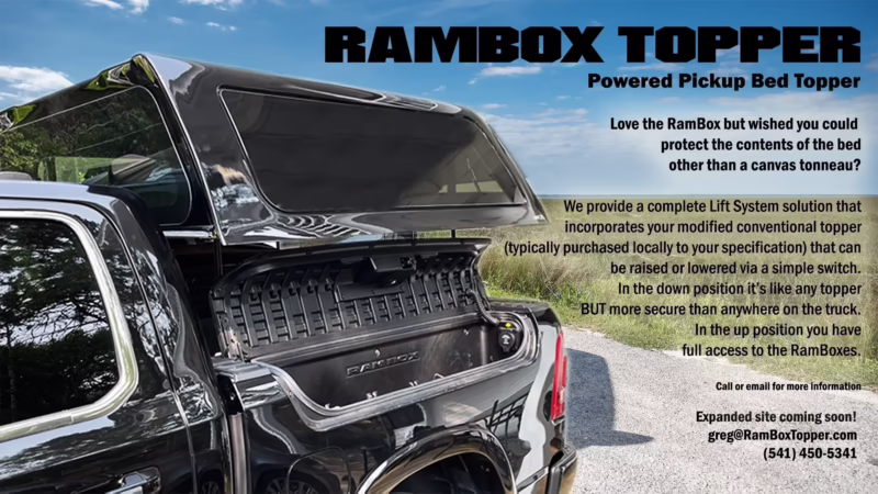 ¿Qué es RamBox en una camioneta?