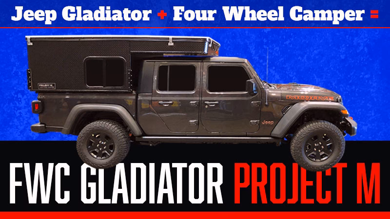 ¿Hay alguna autocaravana que se adapte al Jeep Gladiator?