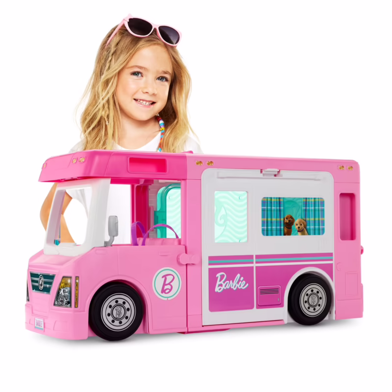 Cosa contiene il camper di Barbie?