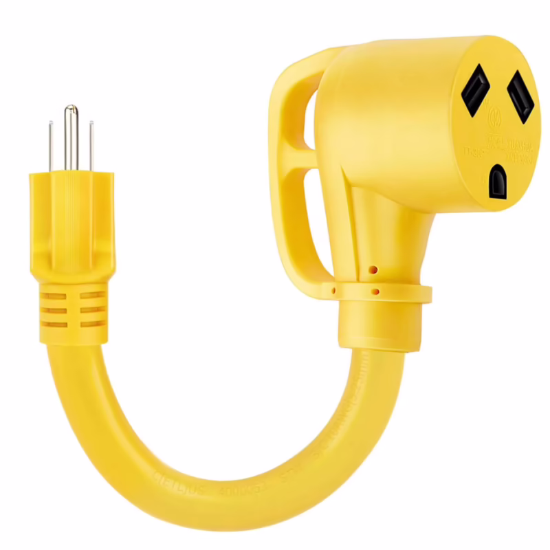 Can I plug my camper into a normal outlet?