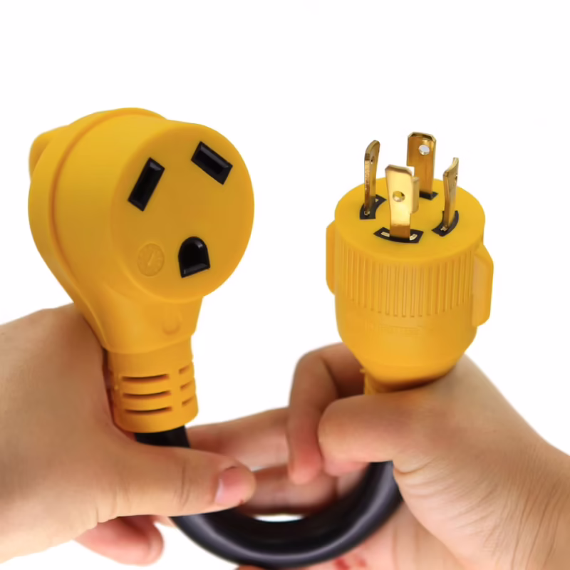 What size is an RV power cord?