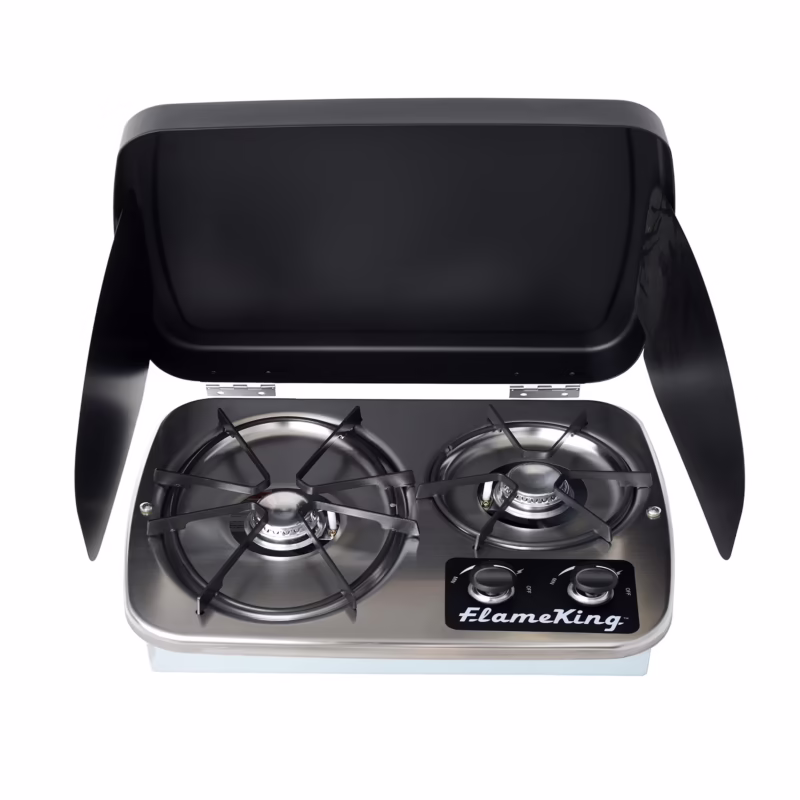 What is the size of an RV stove top?