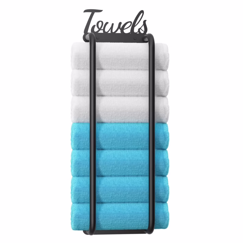 How to hang wet towels in RV?