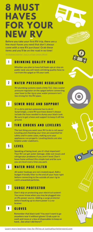 What do I need in my camper trailer?