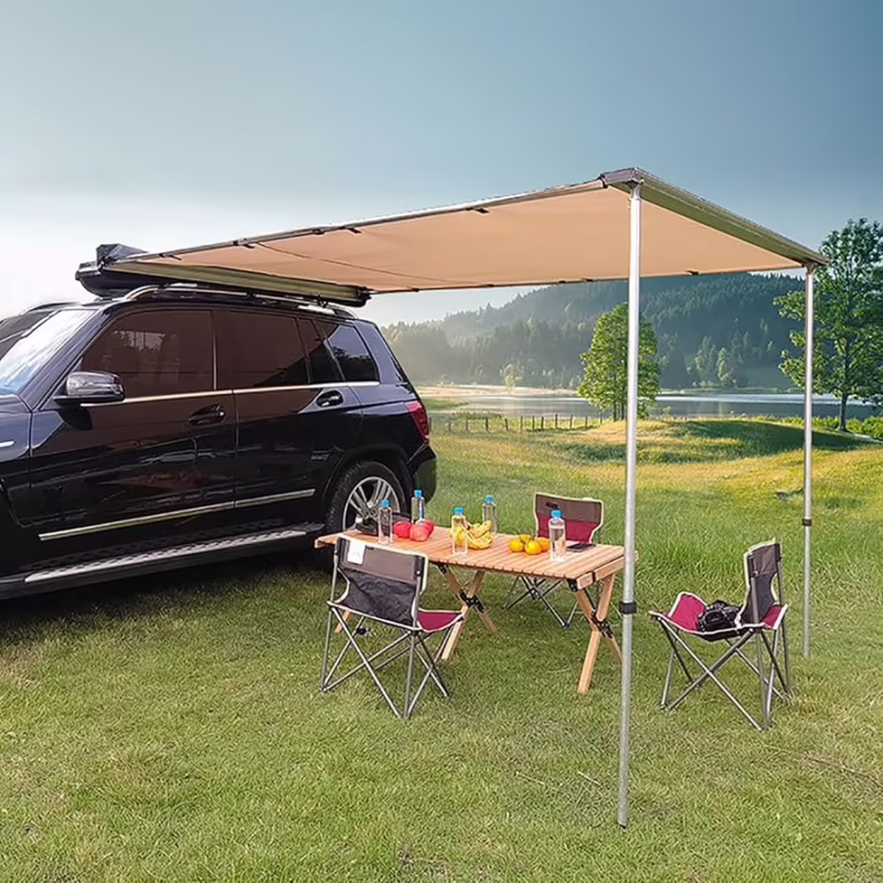 Can you sleep in a camper van on the side of the road?