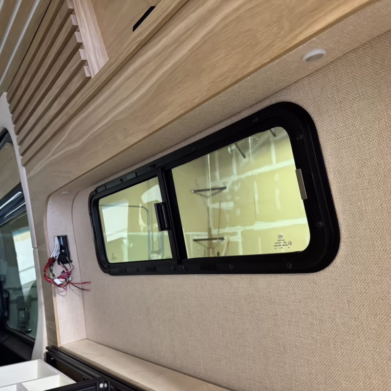 How much does it cost to put a window in a transit van?