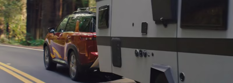 What kind of camper can a Nissan Rogue tow?