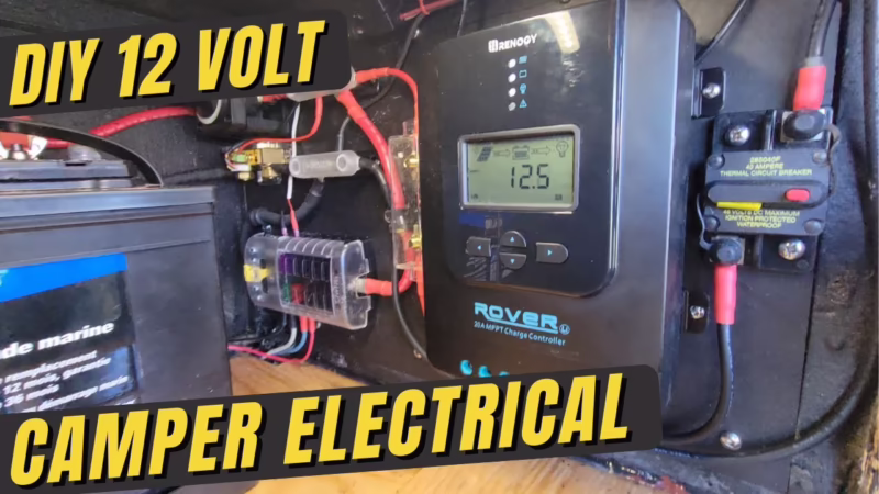 What is the basic electrical system in an RV?