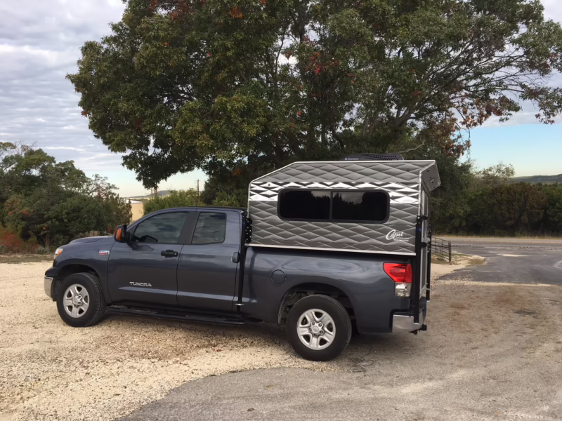 How much does a Capri Cowboy camper weigh?