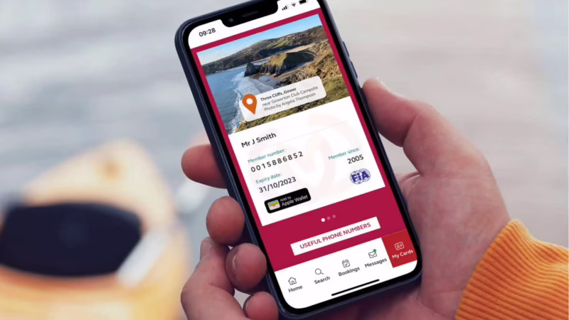 What are the benefits of being a Caravan and motorhome member?