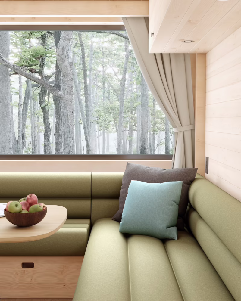 How much does it cost to reupholster caravan seats?