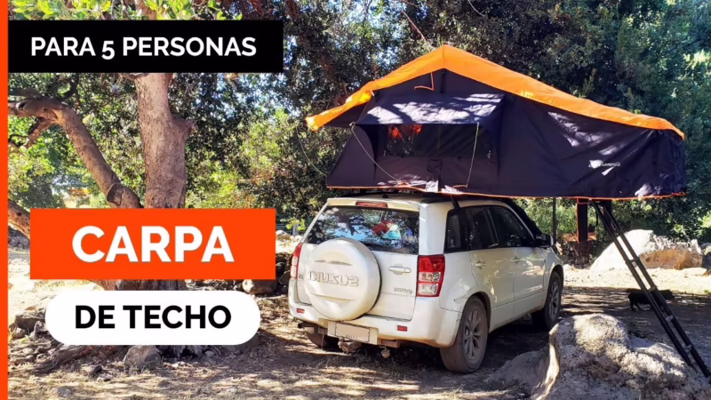 ¿Se puede poner una tienda de campaña en el techo de una furgoneta?