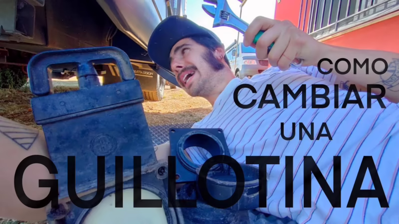 ¿Cómo funciona una válvula de guillotina?