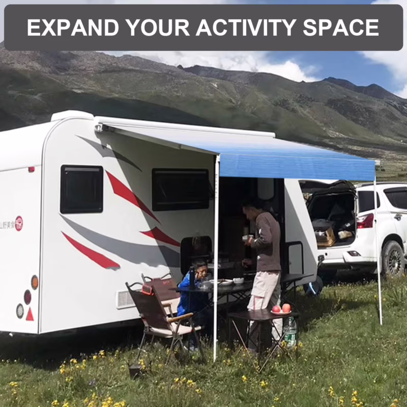 ¿Se puede añadir un toldo a una autocaravana?