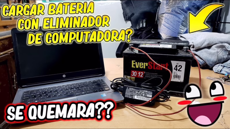 ¿Cómo puedo cargar mi computadora portátil desde mi automóvil?