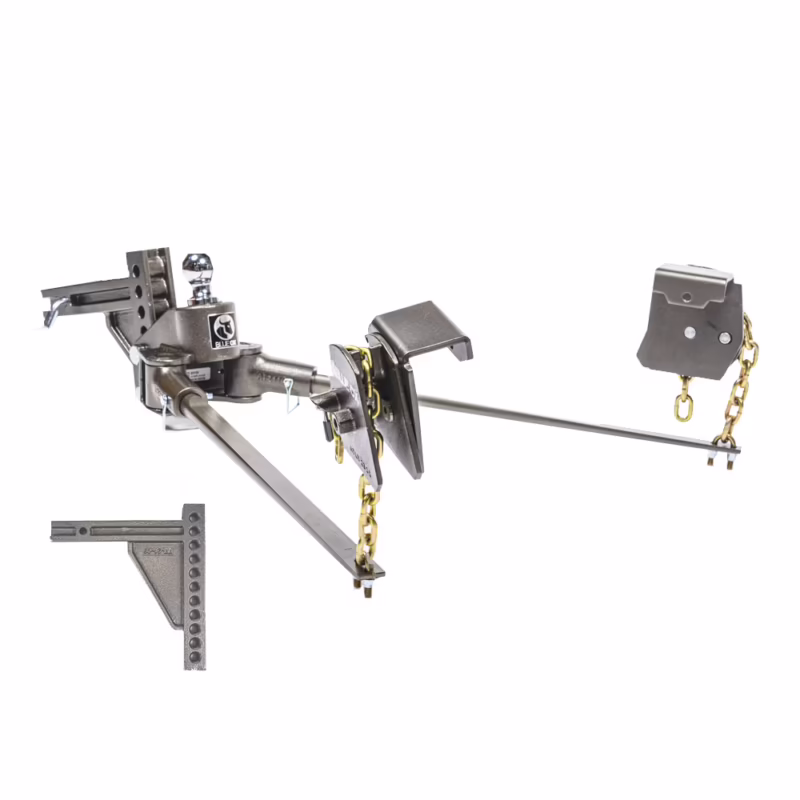 ¿Cómo debe distribuirse el peso en un remolque de viaje?