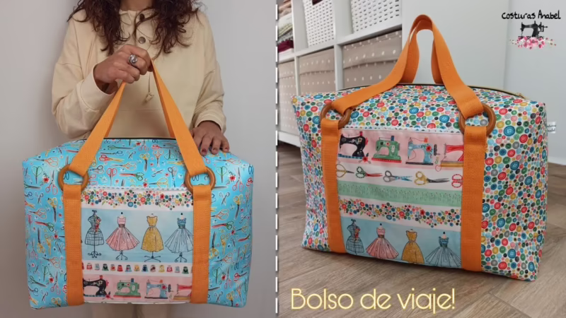 ¿Cuántas yardas de tela se necesitan para hacer una bolsa de mano?