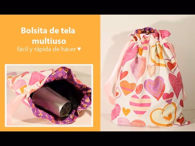 ¿Cómo se llama la tela para hacer bolsas de tela?