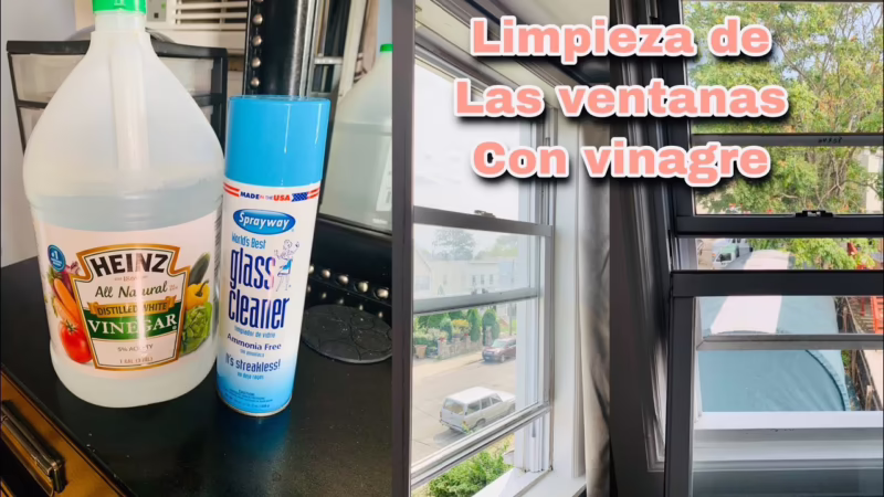 ¿Cómo eliminar las manchas de agua dura de las ventanas de la autocaravana?