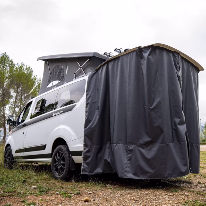 ¿Puedo utilizar una cortina de ducha como cortina exterior?