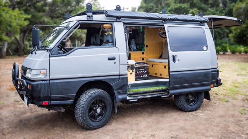 How much is a Delica van?