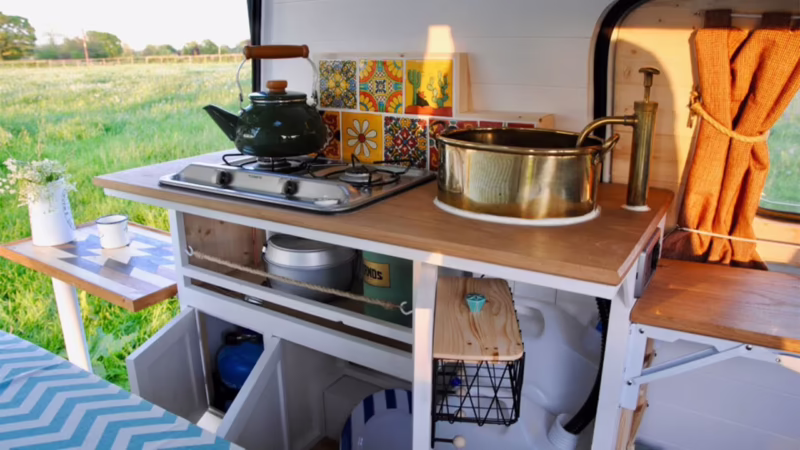 Can you put a stove in a camper van?