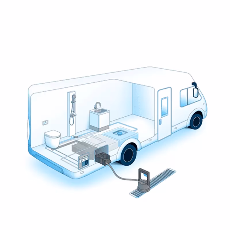 ¿Cuánto tiempo es recomendable mantener el agua en el depósito de una autocaravana?