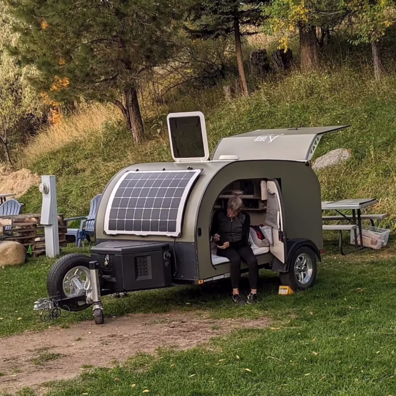 What are those teardrop campers called?