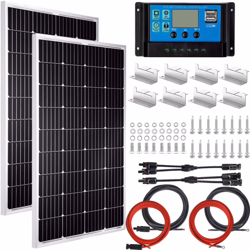 ¿Qué puedo alimentar con un panel solar de 1000 watts?