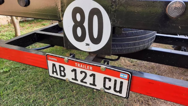 ¿Qué patente se le pone a un trailer?