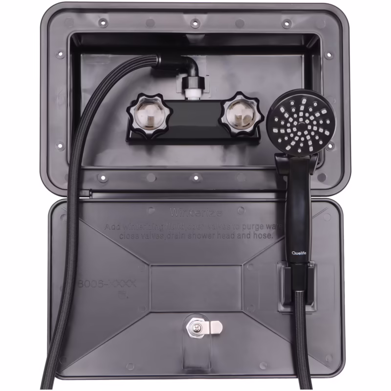 ¿Qué es una ducha exterior en una autocaravana?