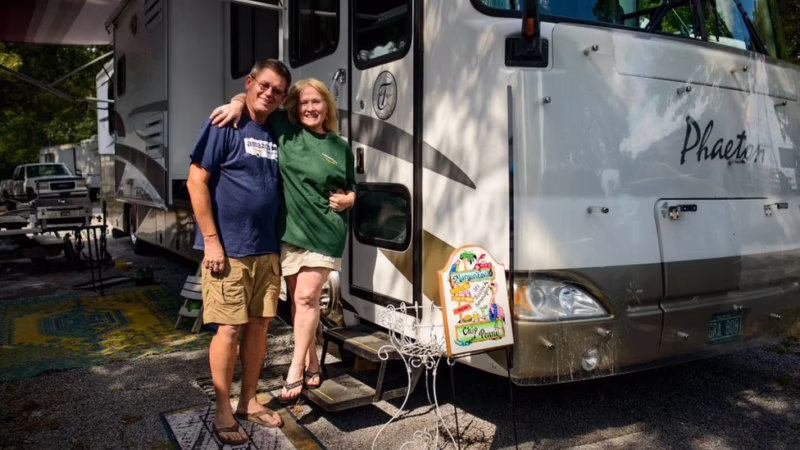 ¿Dónde vive la gente que vive en remolques?