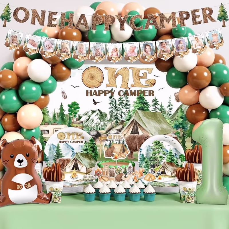How to throw a camp themed party?