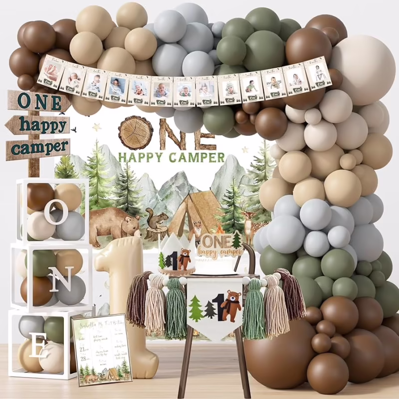 How to throw a camp themed party?