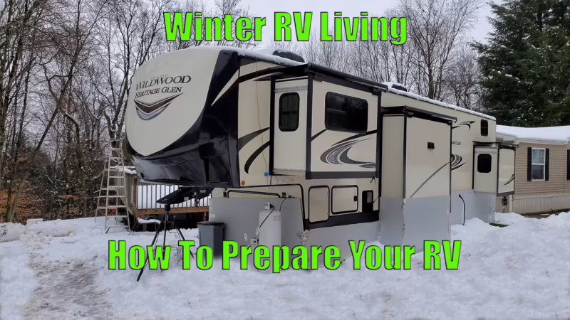How to stay warm in a camper during winter?