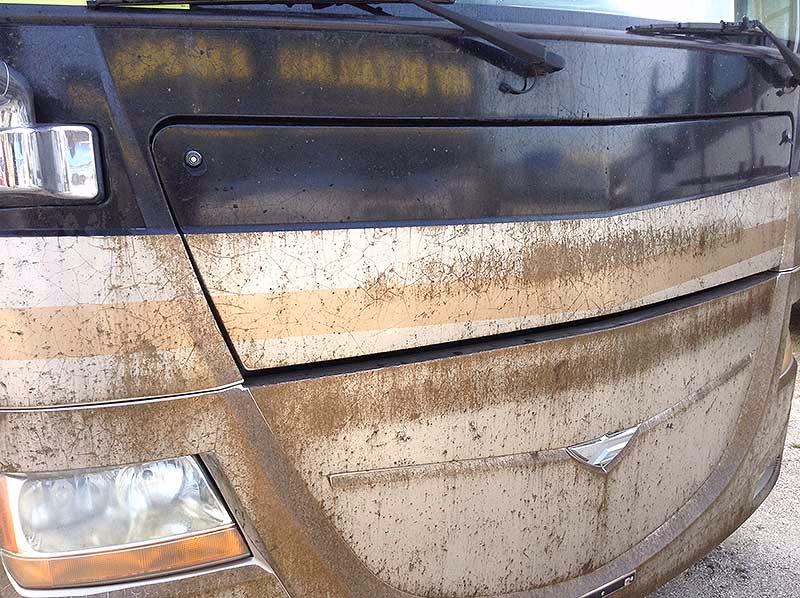 How do you remove diamond shield from RV?