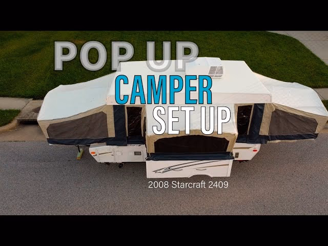Are pop-up campers easy to set up?