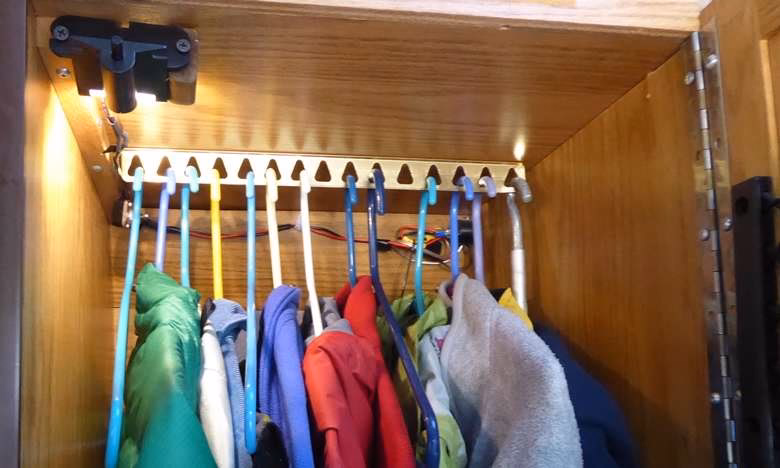 How to store items in a motorhome?