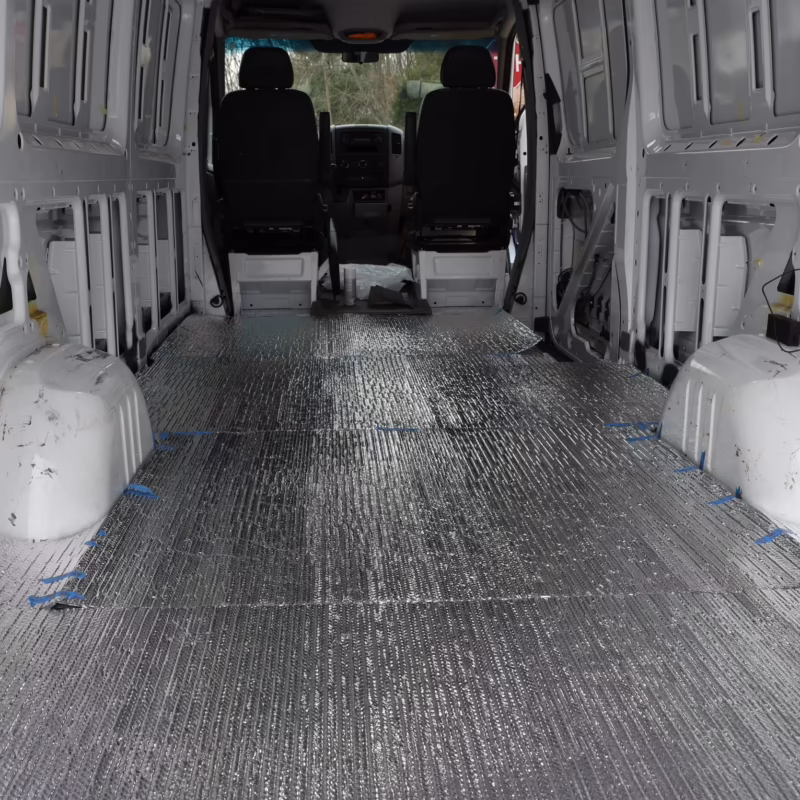 How to insulate the floor in a camper van?