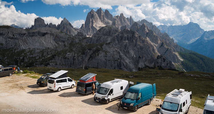 ¿Cuántos días en Dolomitas en camper?