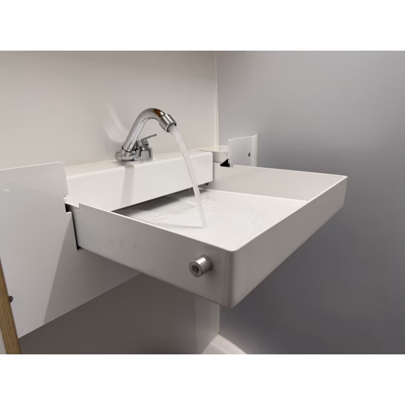 ¿Cuánto mide un lavatorio pequeño?