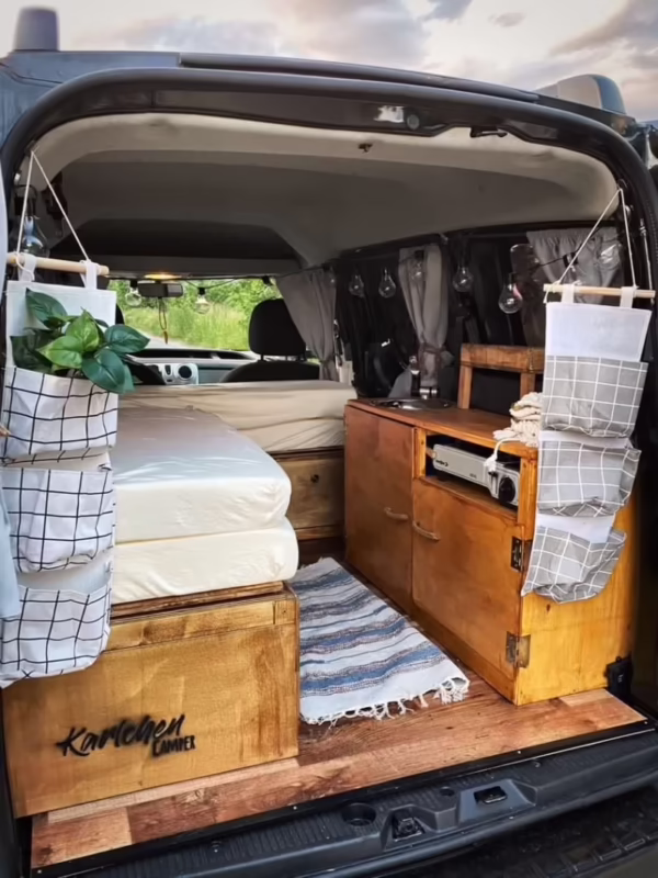 Can you sleep in a Dacia Dokker?