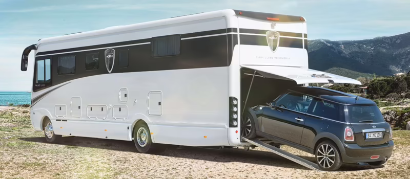 ¿Qué autocaravana tiene el garaje más grande?