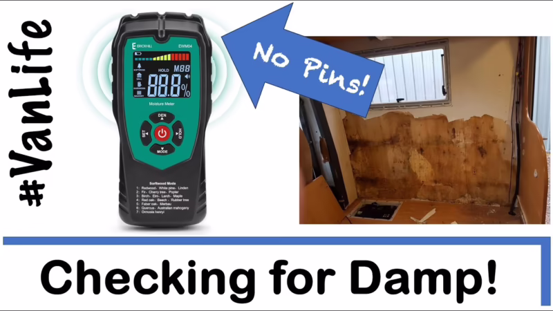 How to check for damp in a motorhome?